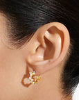 Style Stories - Pavé Clover Hoops