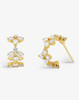 Style Stories - Pavé Clover Hoops