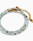 Short Mini Amazonite Stone Necklace