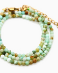 Short Opal Stone Necklace