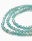 Short Amazonite Simple Stone Necklace