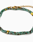 Phoenix Stone/Gold Short Necklace