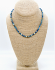 Blue Line Jasper + Gold Necklace