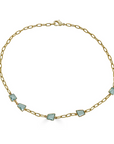 Asymmetrical Quartz Crystal Necklace