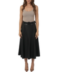 Mercedes Pu Skirt - Black