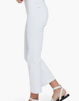 White Ankle Boot Pants