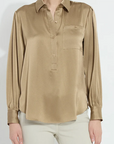 Mabel Collared Shirt Golden Olive