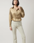Mabel Collared Shirt Golden Olive