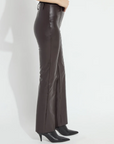 Ellie Textured Vegan Leather Pant