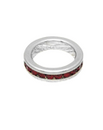 Birthstone C January (Garnet) White Gold