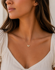 CZ Butterfly Necklace