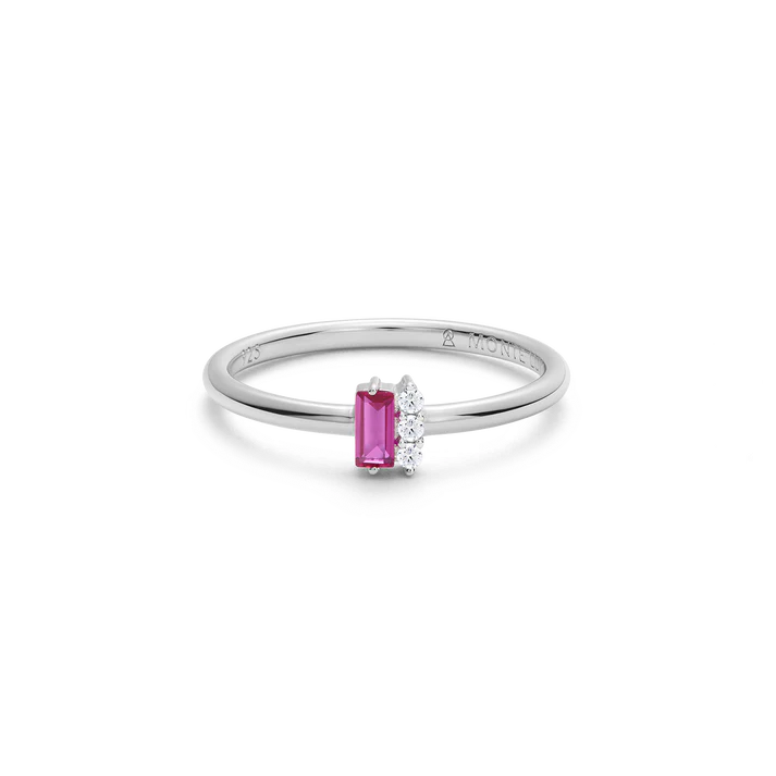 Sterling Ruby Baguette Ring