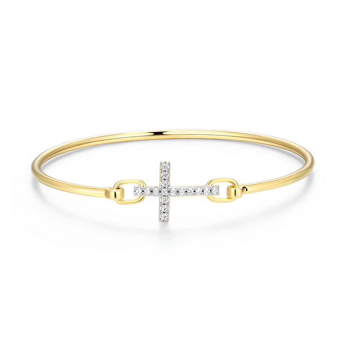 Gold Bang Diamond Cross