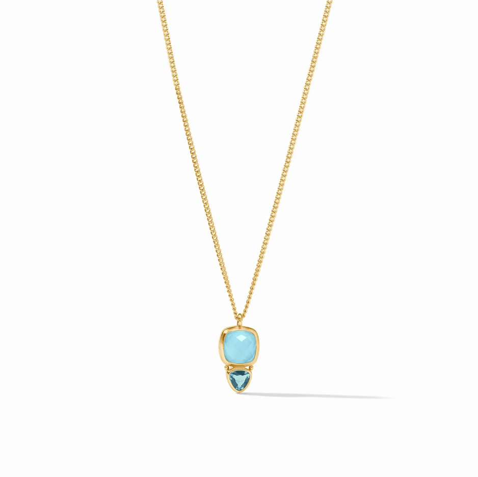 Aquitaine Delicate Necklace - Capri Blue