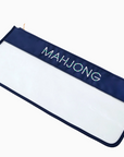 Navy Bamboo Mahjong Bag
