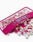 Magenta Pagoda Mahjong Bag