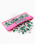 Pink Monkey Mahjong Bag