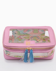 Metallic Light Pink Tile Storage Bag