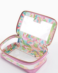 Metallic Light Pink Tile Storage Bag