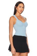 Load image into Gallery viewer, Love Letter Sweetheart Cami - Air Blue