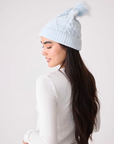 Chenille Cozy Cable Beanie - Air Blue
