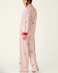 PJ SET MARTINIS & MISTLETOE LIPSTICK