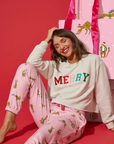 Very Merry Bouclé Merry Sweatshirt
