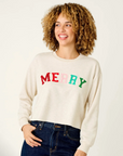 Very Merry Bouclé Merry Sweatshirt