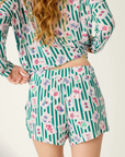 Mahjong Queen Dreams Pajama Shorts