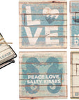 Rustic Beach Coaster Set