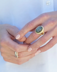 Gold Labtadorite Forte Ring