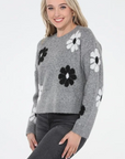 The Meadow Floral Sweater - Small
