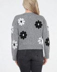 The Meadow Floral Sweater - Large