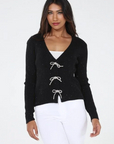 The Mira Cardigan - Black