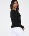 The Mira Cardigan - Black