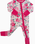 2-Way Zip Romper, Pink Splendor