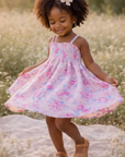 Smocked Tube Dress, Garden Secrets