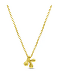 Bubble Letter Necklace - K Silver