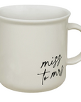 Miss To Mrs Ceramic Campfire Mug