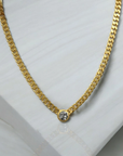 Mini Gold Odena Coin Necklace