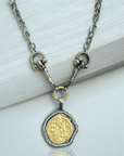 Vintage Silver Molat Horsebit Necklace