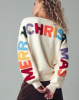 Rainbow Merry Christmas Sweater