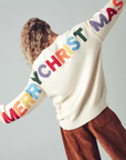 Rainbow Merry Christmas Sweater