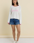 Beach Sweater w/ Whip Stitch