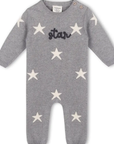 Star Jacquard Sweater Jumpsuit