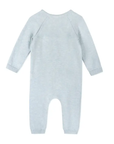 Pointelle Cable Knit Baby Jumpsuit