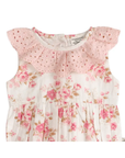 Pink Floral Baby Romper
