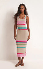 Load image into Gallery viewer, Ibiza Stripe Sweater Dress Natural