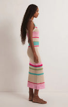Load image into Gallery viewer, Ibiza Stripe Sweater Dress Natural
