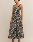 Polanco Isla Leaf Midi Dress